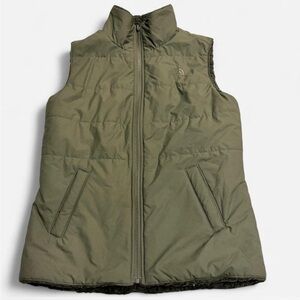 The North Face Green Quilted Vest